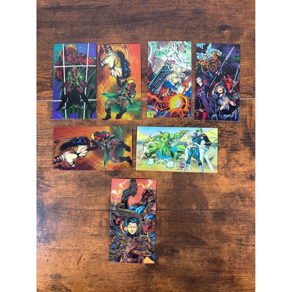 Vintage 1994 WildC.A.T.S Trading Cards Lot Grifter Zealot Maul Wildstorm Image